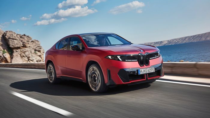 2027 BMW iX4 red
